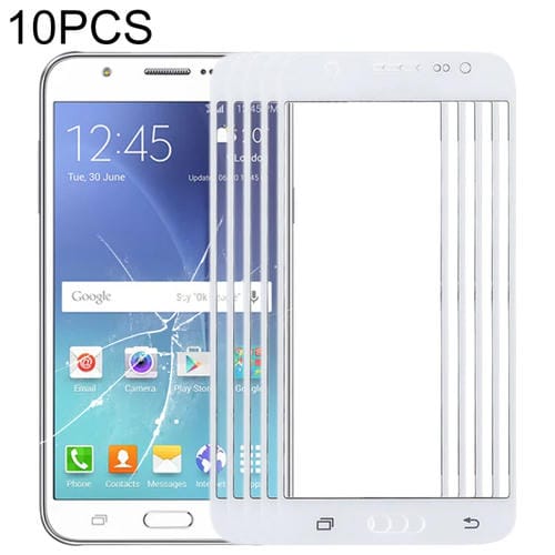 Lente de Vidro Exterior Ecrã Samsung Galaxy J5/J500 (Branco) - Pacote de (10 Peças)