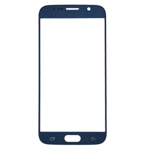 Obiettivo in vetro Schermo esterno anteriore Samsung Galaxy S6/G920F (Blu scuro) (10 pezzi)