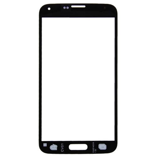Frontbildschirm Samsung Galaxy S5/G900 Außenglaslinse (Schwarz) - 10 Stück
