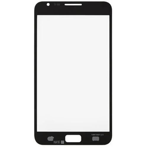 Schermo Frontale in Vetro Samsung Galaxy Note N7000/i9220 (Nero) - Lente di (10 Pezzi)