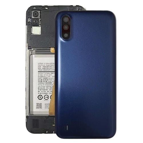 RĂŒckseite der Batterieabdeckung mit Kameraglas Samsung Galaxy A01 SM-015F (Blau)