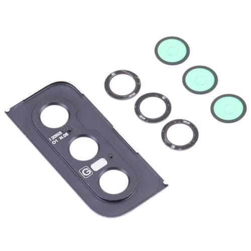 Tampa da Lente da Câmara Samsung Galaxy S21 5G SM-G991 (10 Peças) (Preto)