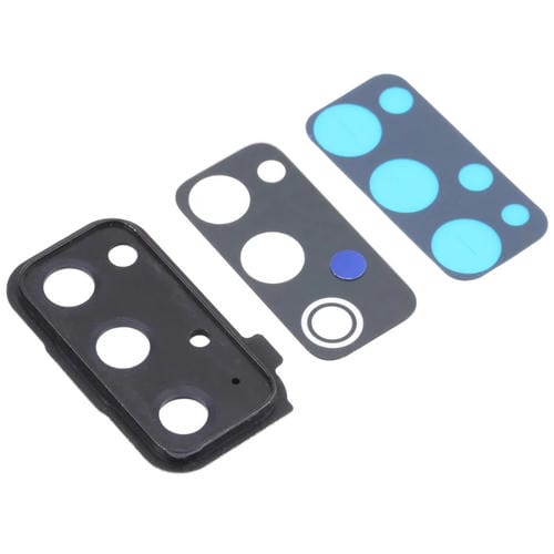 Tampa da Lente da Câmara Samsung Galaxy S20 FE 5G SM-G781 (10 Peças) (Preto)