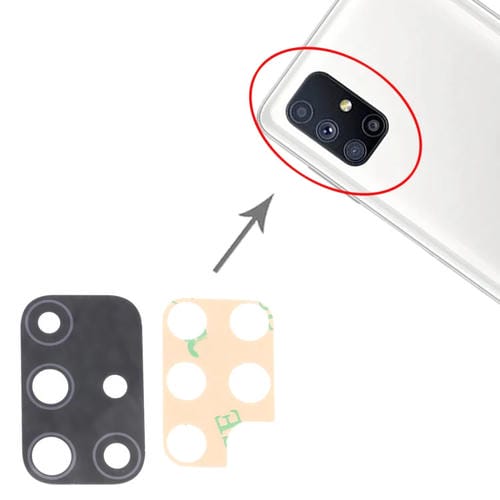 Rückkameraobjektiv Samsung Galaxy M51 SM-M515, (10 Stück),