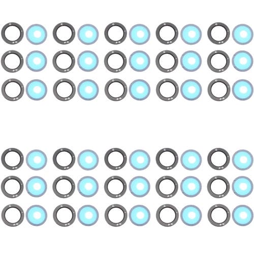 Obiettivo della fotocamera posteriore Samsung Galaxy A32 5G SM-A326 (10 pezzi)