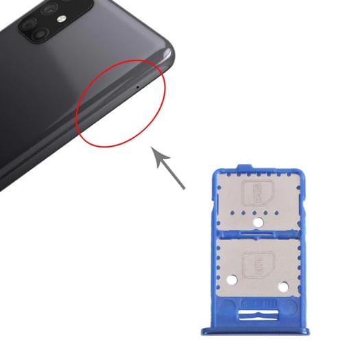 SIM Card and Micro SD Tray Samsung Galaxy M31s SM-M317