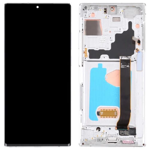 LCD Super AMOLED screen Samsung Galaxy Note 20 Ultra SM-N986 5G with Frame (Silver)