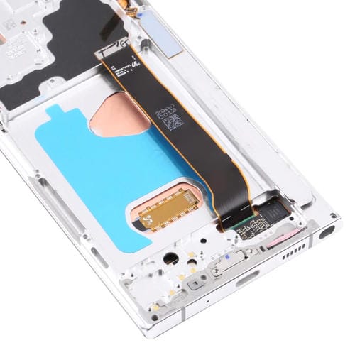 LCD Super AMOLED screen Samsung Galaxy Note 20 Ultra SM-N986 5G with Frame (Silver)