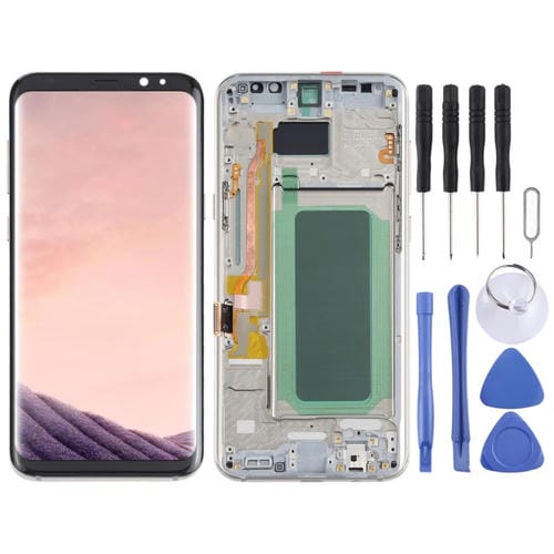 Schermo LCD OLED Samsung Galaxy S8+ SM-G955 con Cornice (Oro)