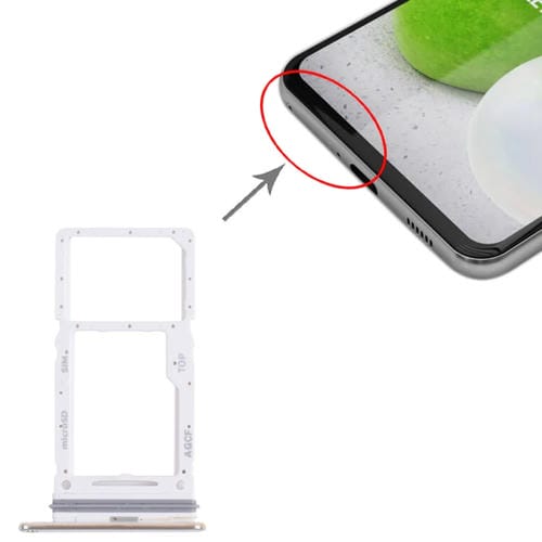 SIM-Karten- und Micro-SD-Fach Samsung Galaxy A73 5G SM-A736B (Weiß)