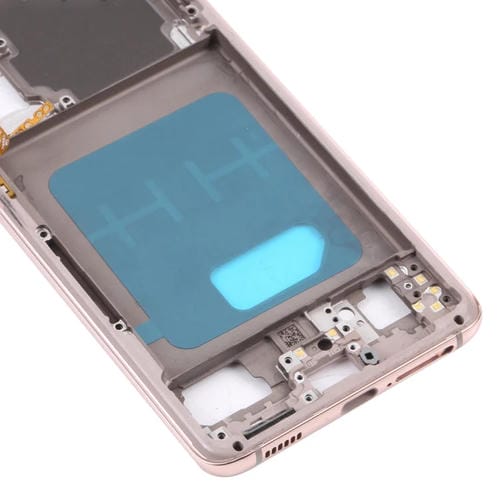 Plaque de lunette de cadre moyen Samsung Galaxy S21 5G SM-G991B (Doré)