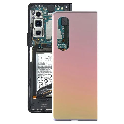 Rückseite der Batterieabdeckung aus Glas Samsung Galaxy Z Fold3 5G SM-F926B (Gold)