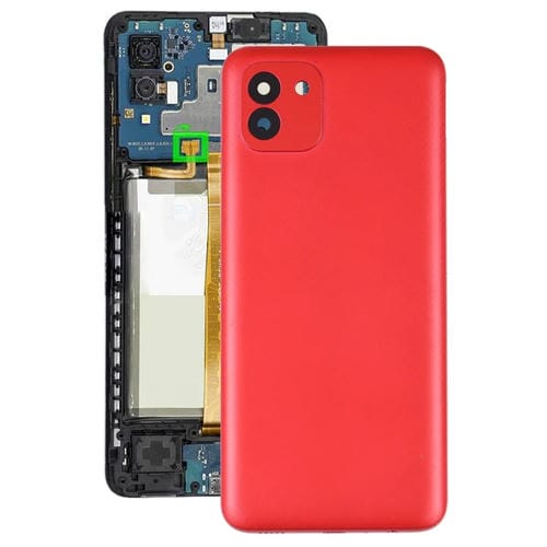 Tapa Trasera de Batería Samsung Galaxy A03 SM-A035F (Rojo)