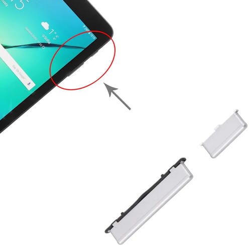 Botón Encendido y Volumen Samsung Galaxy Tab S3 9.7 SM-T820 / T823 / T825 / T827 (Silver)