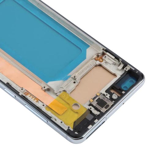 Pantalla LCD TFT digitalizadora de 6,38 pulgadas para Samsung Galaxy S10+ SM-G975F, ensamblaje completo con marco, sin identificación de huellas dactilares.
