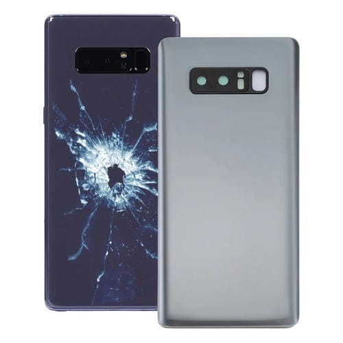 Cover Posteriore Samsung Galaxy Note 8 con Copertura Obiettivo Fotocamera (Argento)
