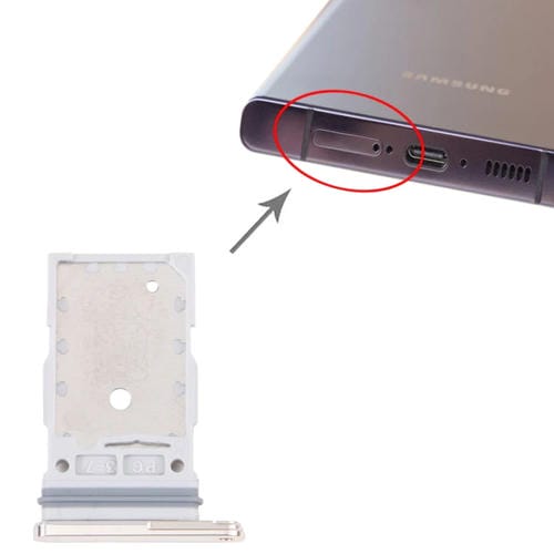 Plateau de carte SIM Samsung Galaxy S23 Ultra SM-S918B (Or)