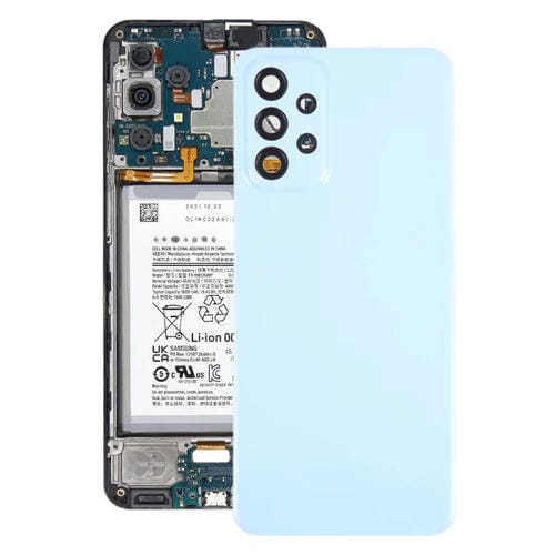 Copertura posteriore della batteria Samsung Galaxy A23 5G SM-A236A con obiettivo della fotocamera (blu)