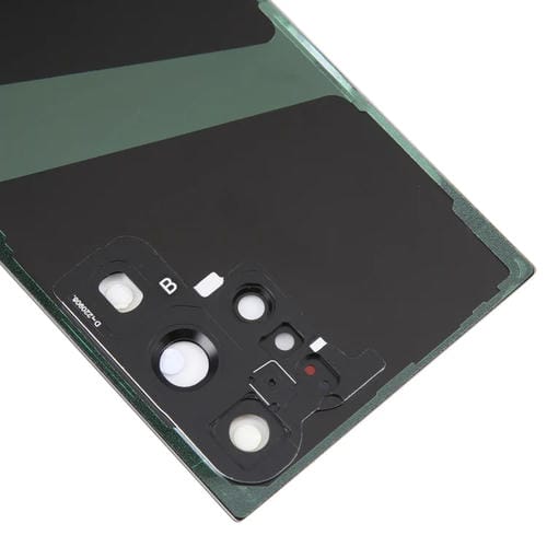 Tampa Traseira da Bateria em Vidro Samsung Galaxy S23 Ultra SM-S918 com Lente da Câmara (Preto)