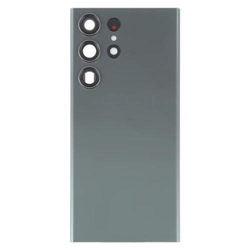 Tampa Traseira de Vidro Samsung Galaxy S23 Ultra SM-S918 com Lente de Câmara (Verde)