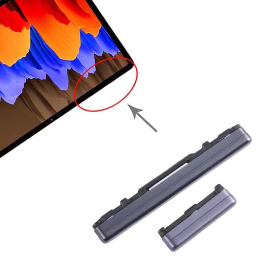 Jogo de Botões de Energia e Volume Samsung Galaxy Tab S7 Plus SM-T976 (Preto)