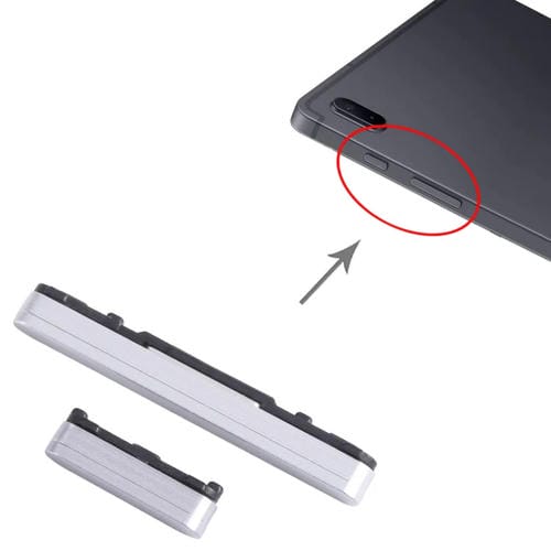 Power and Volume Buttons Samsung Galaxy Tab S7 FE (SM-T730/T733/T736B/T735) (Silver)