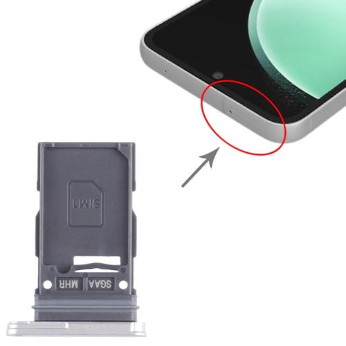 SIM Card Tray Samsung Galaxy S23 FE SM-S711B (Silver)