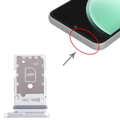 Bandeja de Tarjeta SIM Samsung Galaxy S23 FE SM-S711B (Plata)