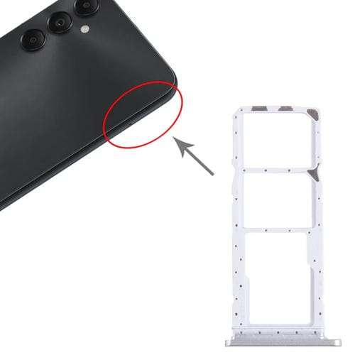 SIM Card and Micro SD Tray Samsung Galaxy A05s SM-A057 (Silver)