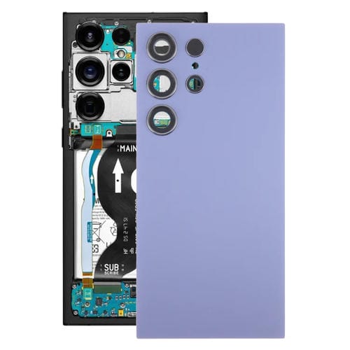 Back Battery Cover Samsung Galaxy S24 Ultra SM-S928B with Camera Lens Cover (Gray)