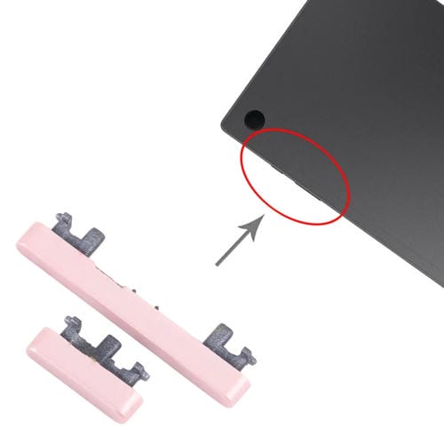 Pulsanti di accensione e volume Samsung Galaxy Tab A8 10.5 SM-X200/X205 (Rosa)