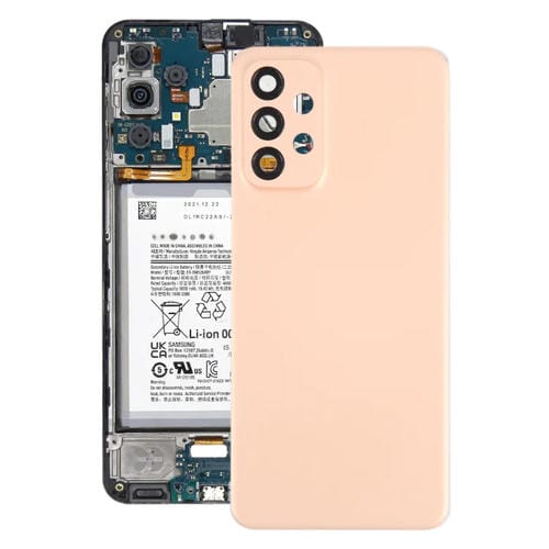 Coperchio posteriore della batteria Samsung Galaxy A23 4G SM-A235F con copertura della lente della fotocamera (Rosa)