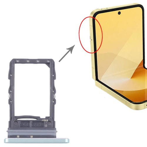 SIM-Kartenfach Samsung Galaxy Z Flip6 SM-F741B (Grün)