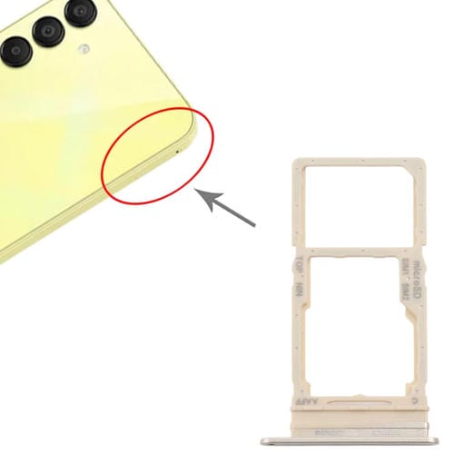 SIM-Karten-/Micro-SD-Fach Samsung Galaxy A16 5G SM-A166B (Gold)