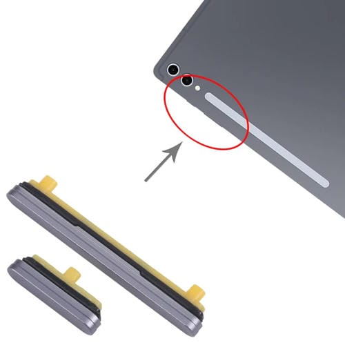 Botão Ligado e Volume Samsung Galaxy Tab S10+ SM-X820/X826 (Cinza)