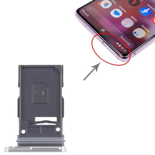 SIM-Kartenfach Samsung Galaxy S24+ SM-S926B (Silber)