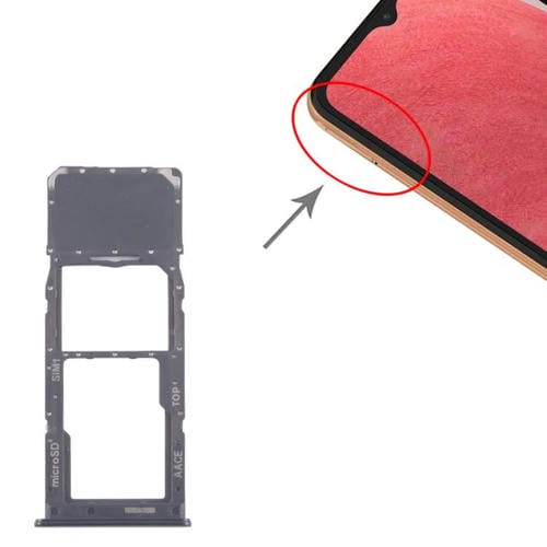 Tabuleiro Cartão SIM e Micro SD Samsung Galaxy A13 SM-A135 (Preto)