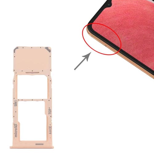 SIM Card and Micro SD Tray Samsung Galaxy A13 SM-A135 (Pink)
