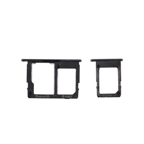 SIM-Karten- und Micro-SD-Kartenfach Samsung Galaxy J5 Prime/G570 und J7 Prime/G610 (Schwarz)