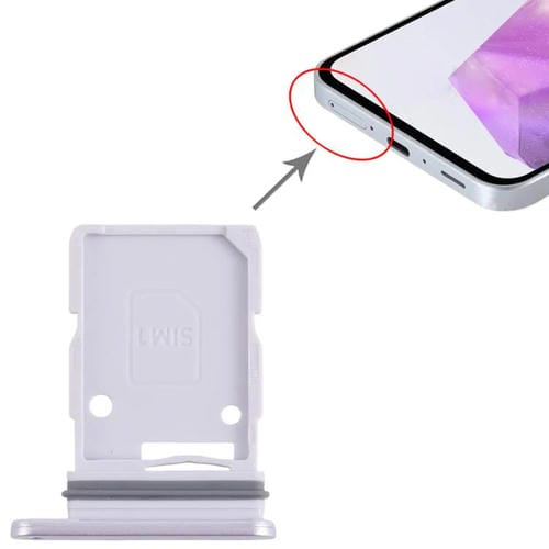 Plateau de carte SIM Samsung Galaxy A36 SM-A366B (Blanc)