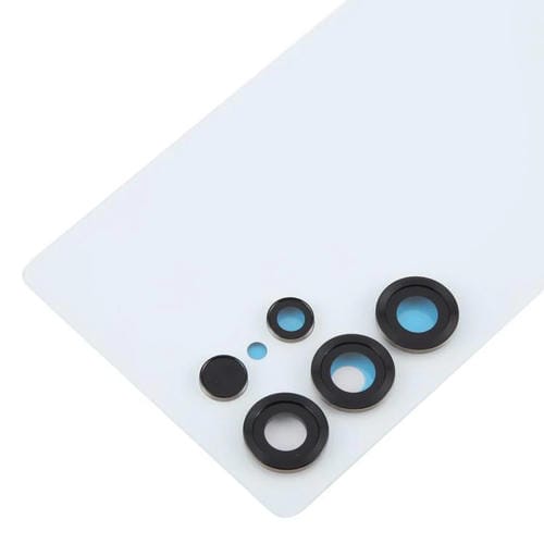 Couvercle arrière de batterie Samsung Galaxy S25 Ultra SM-S938 avec objectif de caméra (blanc)