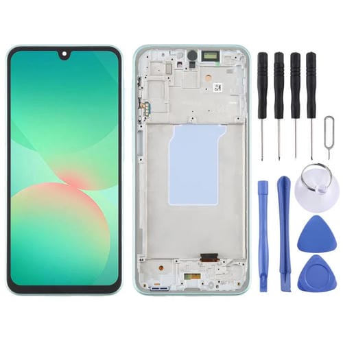 Schermo LCD OLED da 6,66 pollici e cornice (verde) Samsung Galaxy A26 SM-A266B