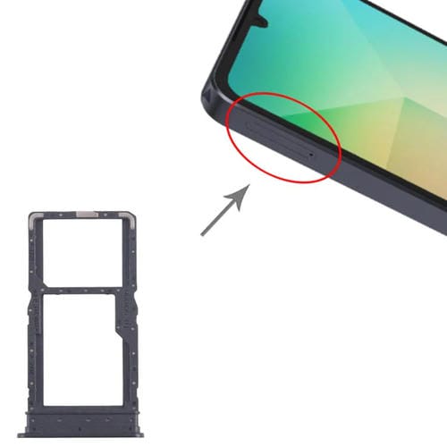 Vassoio scheda SIM Samsung Galaxy A06 5G SM-A066B (Nero)