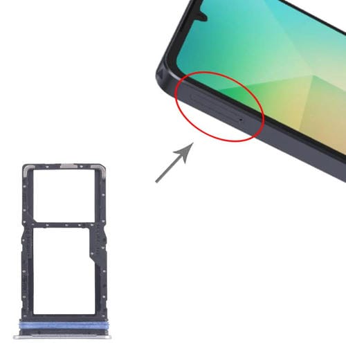 SIM-Karten- und Micro-SD-Fach Samsung Galaxy A06 5G SM-A066B (Silber)