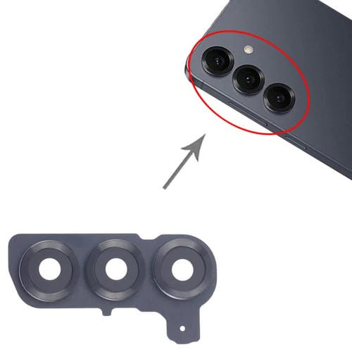 Objectif de caméra arrière Samsung Galaxy S25 SM-S931B (Noir) (10 unités)