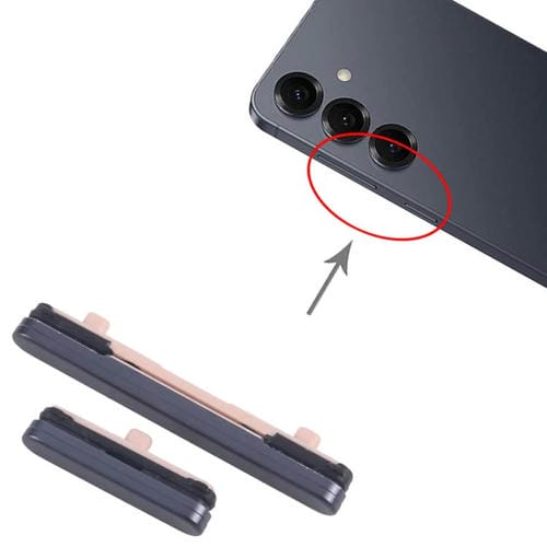 Power and Volume Buttons Samsung Galaxy S25 SM-S931B (Black) (10 Units)