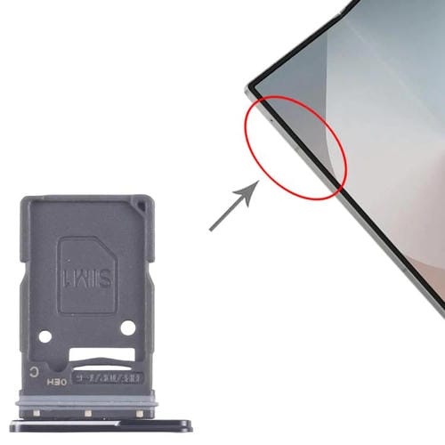 Bandeja Tarjeta SIM Samsung Galaxy Z Fold7 SM-F966U Versión USA (Negro)