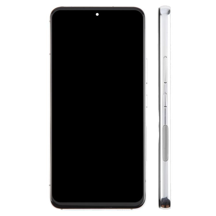 Pantalla LCD TFT de 5,96 pulgadas para Samsung Galaxy S22 SM-S901B, digitalizador completo con marco, sin identificación de huellas dactilares (plateado)