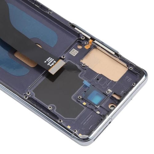 Pantalla LCD TFT de 6,58 pulgadas para Samsung Galaxy S20+ SM-G985F, digitalizador completo con marco, sin identificación de huellas dactilares (gris)