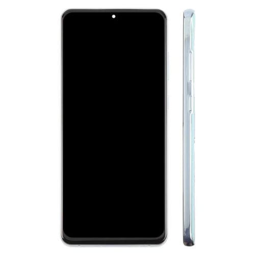 Pantalla LCD TFT de 6,58 pulgadas para Samsung Galaxy S20+ SM-G985F, digitalizador completo con marco, sin identificación de huellas dactilares (azul)
